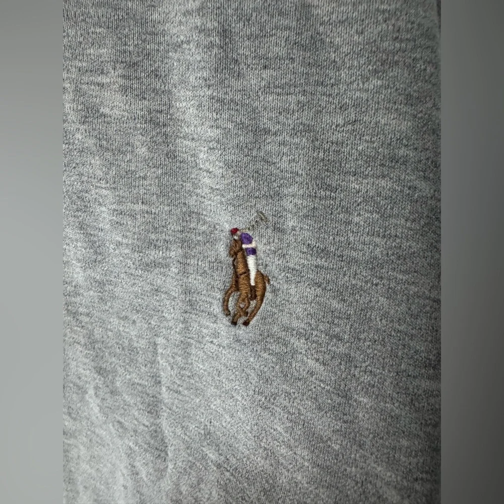 Polo Ralph Lauren Light Grey Pima Cotton Polo 2XB w/ Multicolor Pony Logo